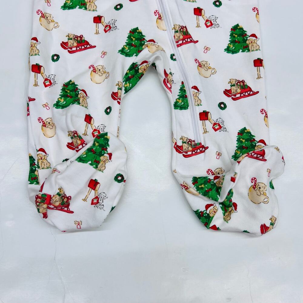 NWT La Luna 6M Christmas Puppy Footie - Picture 3 of 4